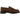 Dr Martens Adrian Snaffle Dark Brown Tumbled Nubuck sneakers i vinkelvisning med mørkebrun nubuk overdel og gyldent spænde