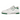 New Balance 550 White Classic Green sneakers i vinklet profil med hvid læderoverdel, grønne detaljer og snørebånd