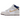 Beyond x Nike SB Dunk High 'White Ivory Sand Dune' sneakers i hvid og sandfarvet læder med snørebånd set i sideprofil