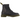 Dr Martens 1460 sneakers i klassisk sideprofil med sort glat læder, gula syninger og den ikoniske mørke sål