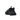 Nike React Vision Black Anthracite sneakers i sideprofil med sort overdel, mørke detaljer og polstret hæl