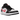 Jordan 1 Low Black Siren Red sneakers i en flot vinkel med sort overdel, røde detaljer, hvid mellemsål og klassiske snørebånd