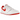 Jordan 1 Retro Low OG University Red sneakers i vinklet profil med rød og hvid læderoverdel, sorte snørebånd og klassisk sål