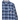 Billionaire Boys Club Check L/s Shirt Blue sneakers i flot vinkel med blå ternet mønster og synlige knapper samt klassisk brystlomme