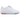 Jacquemus x Nike Cryoshot Tiempo R10 'France' sneakers vist i sideprofil med hvid overdel, blå detaljer og karakteristisk snøresystem
