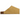 Adidas Adimule 'Golden Beige Gum' sneakers i et vinklet udsnit med gyldne beigefarvede rusindsler og gummisål