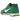 Nike Gato Pine Green sneakers i sideprofil med mørkegrøn overdel i ruskind, hvidt swoosh og klassisk gummisål