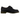 Dr Martens 1461-PW 10078001 Black sneakers i klassisk sideprofil med sort glat læderoverdel, gule syninger og slidstærk gummisål