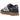 Adidas Gazelle Indoor CLOT By Edison Chen Collegiate Navy sneakers i vinkelret visning med mørkeblå overdel og klassiske hvide detaljer