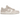 Nike Dunk Low Safari Phantom sneakers i en klassisk sideprofil med hvid overdel, swoosh logo og mønstrede detaljer på tå og hæl.