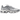 Nike Air Max Plus White Ashen Slate Metallic Silver sneakers i vinkelret visning med hvid mesh overdel, blå accenter og gummisål