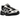 ASICS Gel-1130 Black Cream sneakers i sideprofil med sorte overlejringer, cremehvid mesh og klassiske snørebånd