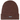 Supreme Mohair Beanie FW24 Brown sneakers mørkebrun hue i mohair med broderet logo i front, vist i en klassisk vinkel