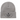 Supreme Crest Beanie Grey sneakers sideprofil i grå strik med broderet crest logo og klassisk opsmøg