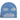 Supreme New Era Football Beanie Light Blue sneakers i lyseblå strik med broderet logo og hvid skrift i frontvisning