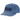 Supreme Splatter 6-Panel Blue Denim sneakers i en vinklet profil med blå denim og hvidt splattemønster