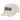 Supreme Splatter 6-Panel Natural sneakers i frontview med naturlig canvas overdel og flerfarvet splatter-print samt buet skygge