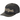 Supreme New York Leather 6-Panel Black sneakers sideprofil med sort læder og broderet logo foran