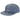 Supreme Distressed Script 6-Panel Blue sneakers i frontview med blåt slidt materiale og broderet hvid skriftlogo på forsiden
