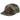 Supreme Distressed Script 6-Panel Woodland Camo sneakers vist i frontprofil med slidt camouflageprint og broderet logo