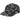 Supreme Floral Jacquard Camp Cap Black sneakers sideprofil med sort blomstrede jacquarddetaljer og justerbar rem